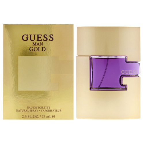 GUESS  By Eau De Toilette Spray (Men) 2.5 OZ In Gold