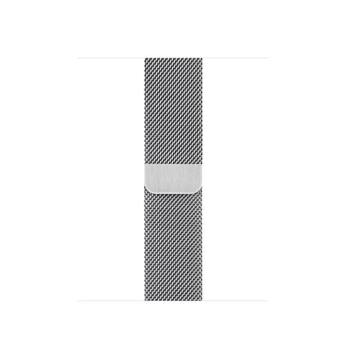 Apple Watch Series 5 (GPS + Cellular) 40mm - Silver Stainless Steel Case with Silver Milanese Loop Band by APPLE - Refurbished condition - Image 3