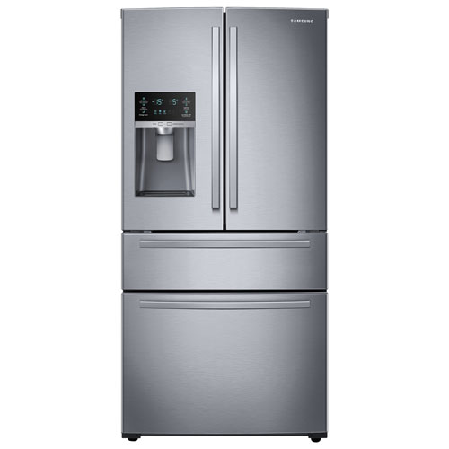 Samsung 33" 24.7 Cu. Ft. French Door Refrigerator with Water Dispenser - Stainless