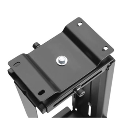 MotionGrey Under Desk Computer Mount CPU, Under Desk PC Mount, PC Holder adjustable height Swivelling 360 for PC Mount tower - Black