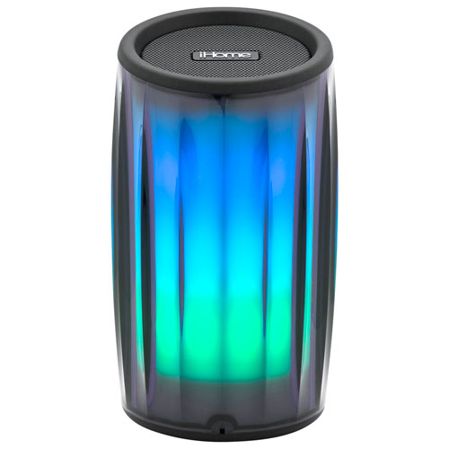 iHome IBT780BC Rechargeable Colour Changing Bluetooth Speaker - Black