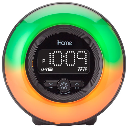iHome IBT295BC2 Bluetooth Alarm Clock With USB Port