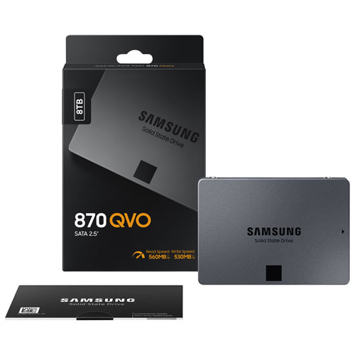 Samsung 870 QVO 8TB SATA III Internal Solid State Drive (MZ-77Q8T0B/AM)
