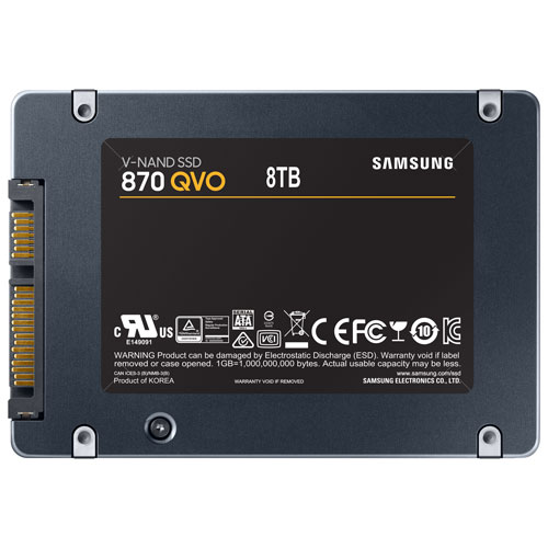 Samsung 870 QVO 8TB SATA III Internal Solid State Drive (MZ-77Q8T0B/AM)