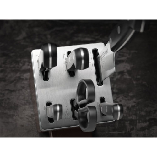 ZWILLING Gourmet 7 Piece Self-Sharpening Block Set, Brown