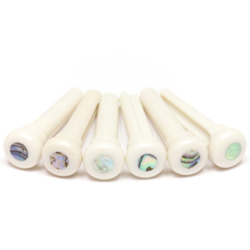 Graph Tech PP-1000-00 Tusq Presentation Bridge Pins - Paua Shell 6 Pack