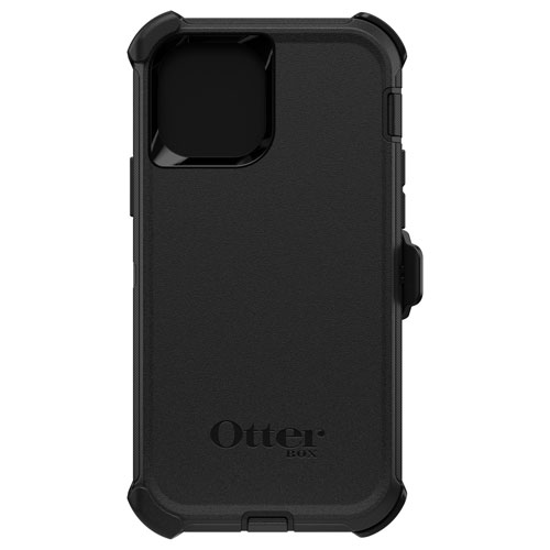 Étui rigide ajusté Defender d'OtterBox pour iPhone 12/12 Pro - Noir