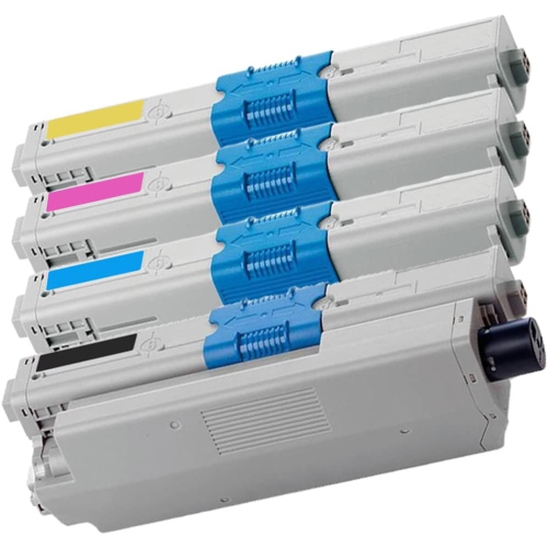 1 Set of 4 Inkfirst® Toner Cartridges C510 C310 Compatible Remanufactured for Okidata C510 C310 C310dn C330dn C331dn C510dn