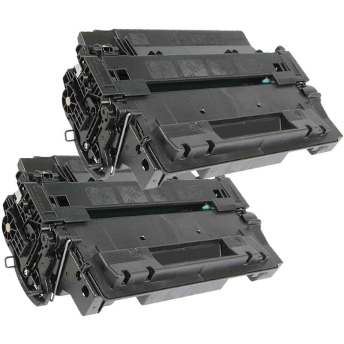 2 Inkfirst® Compatible Toner Cartridges Replacement for HP CE255X 55X LaserJet Pro P3010 M521dn Enterprise 500 M525dn