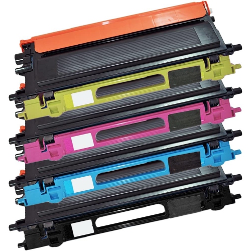 1 Set of 4 Inkfirst® Toner Cartridges TN-110 TN-115 TN110 TN115 Compatible Remanufactured for Brother TN115 MFC-9440CN 9450CDN