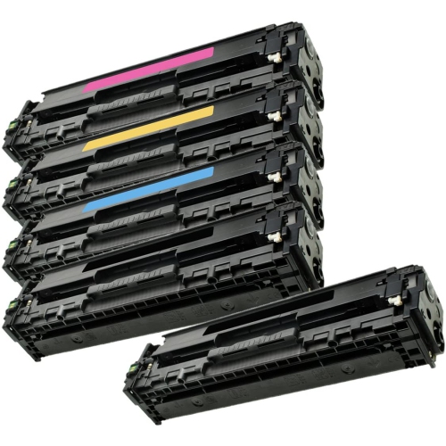 INKFIRST  5 ® Compatible Toner Cartridges Replacement for HP Cf410A Cf411A Cf412A Cf413A 410A Color Laserjet M452Dn M377Dw M477