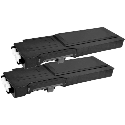 2 PK Black Toner Cartridge for Dell C3760DN C3765DNF C3760N C3760 331-8429 