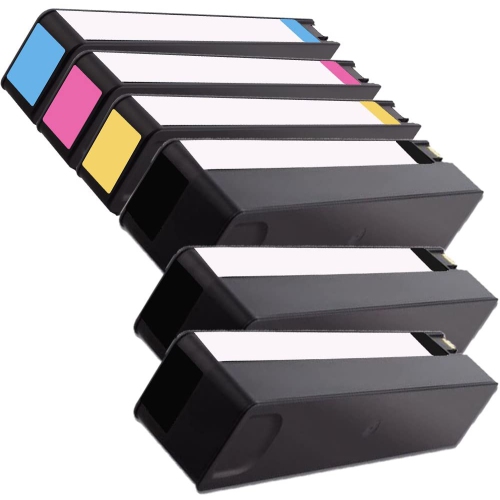 6 Inkfirst® Compatible Ink Cartridges Replacement for HP 970XL 971XL OfficeJet Pro X551dw X476dn X476dw X576dw X451dn X451dw