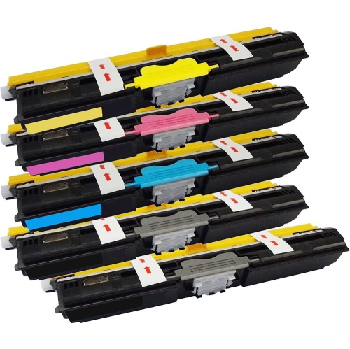 5 Inkfirst® High Yield Toner Cartridges C110 C130 Compatible Remanufactured for Okidata C110 C130 C130N MC160