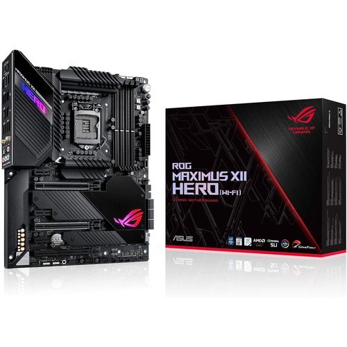 ASUS  Rog Maximus Xii Hero (Wi-Fi) Desktop Motherboard - Intel Chipset - Socket Lga 1200 Asus Mobo