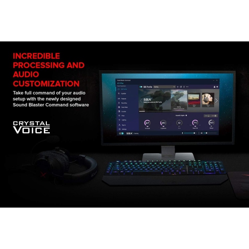 Creative Sound BlasterX AE-5 Plus PCIe Sound Card - Black -