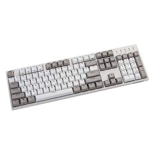 DURGOD  Taurus K310 Mechanical Gaming Keyboard - 104 Keys - Double Shot Pbt - Nkro - USB Type C ( , Cherry Mx In White