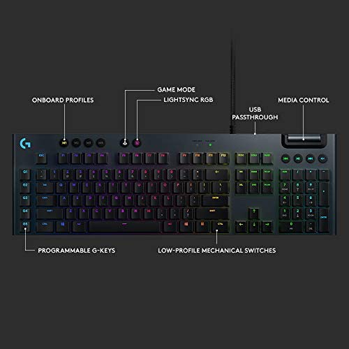 Logitech G815 RGB Mechanical Gaming Keyboard -