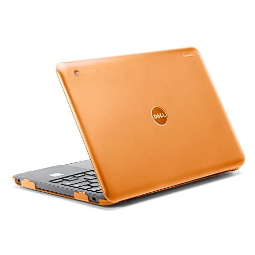 Mcover Hard Shell Case For 11 6 Dell Chromebook 11 3180 Series Laptop Orange Model 3180 Best Buy Canada