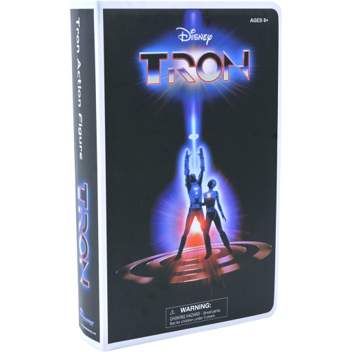 Tron Deluxe VHS Box Set 6 Inch Action Figure SDCC 2020 Exclusive - Tron Special Edition