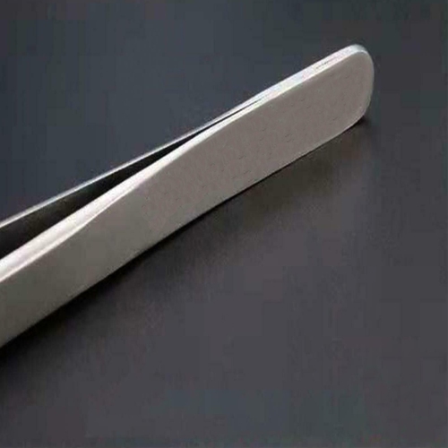 Curved Head Ultra Precision Stainless Steel Silver Tweezer Repair Tool