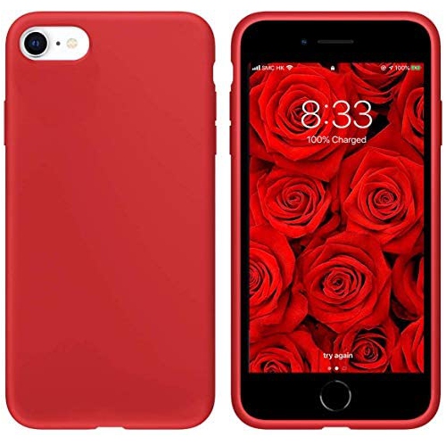 Icesword Iphone Se 2020 Silicone Case Red Upgraded 2nd Generation Iphone 7 8 4 7 Liquid Silicone Gel Rubber Best Buy Canada