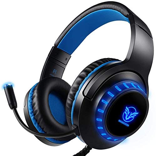 Pacrate Gaming Headset for PS4 PC Xbox One Headset with Microphone Noice Cancelling Stereo 