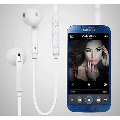 2 Pack Headphones/Earphones/Earbuds,3.5mm Aux Wired in-Ear Headphones with Mic and Remote Control for Samsung Galaxy S9