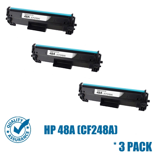 Printer Pro™ Compatible Replacement for 3 Pack HP 48A/48A/hp48/hp48A Black Toner Cartridge - HP LaserJet Pro MFP M15a M15w M16 MFP M28a MFP M28w MFP