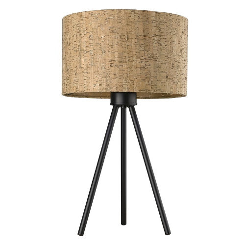 Lisbon 1-Light Matte Black Table Lamp