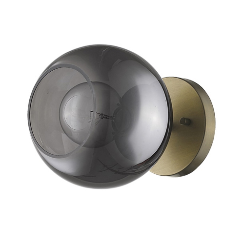 ACCLAIM LIGHTING  Lunette 1-Light Aged Brass Sconce