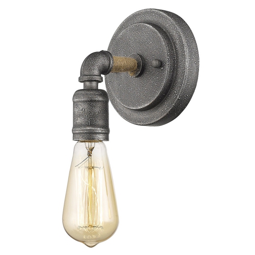 ACCLAIM LIGHTING  Son 1-Light Antique Sconce In Gray