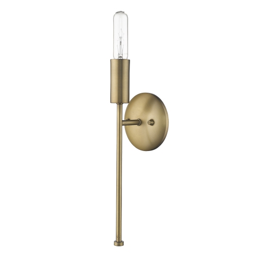 ACCLAIM LIGHTING  Perret 1-Light Aged Brass Sconce