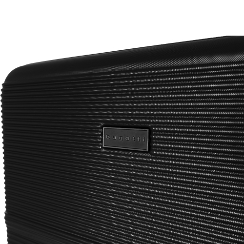 Ensemble de 3 valises rigides extensibles Bruxelles de Bugatti - Noir