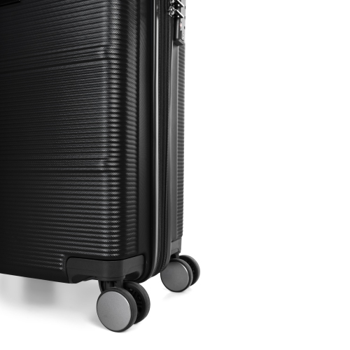 Ensemble de 3 valises rigides extensibles Bruxelles de Bugatti - Noir