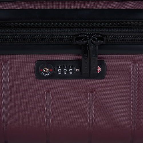 Bugatti - Hamburg Hardside Large Check-in Luggage with Expansion - Red
