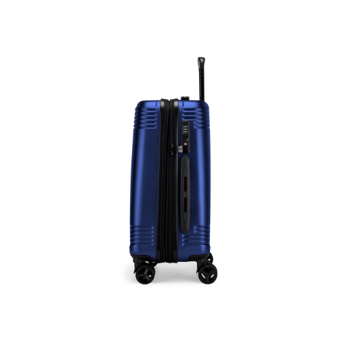 Bugatti - Nashville Hardside Carry-On Luggage with TSA Lock - Navy