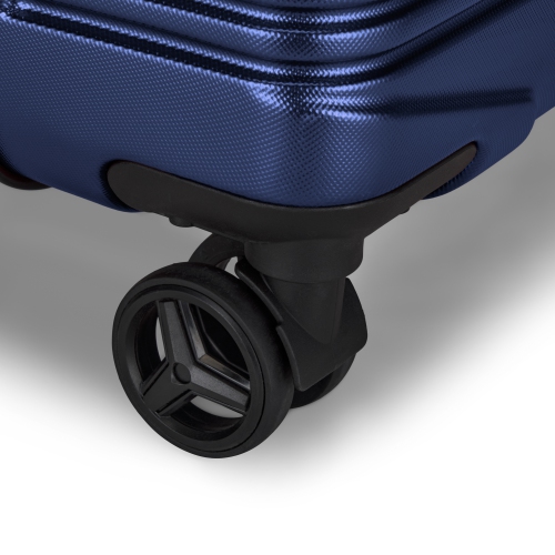 Bugatti - Nashville Hardside Large Luggage with TSA Lock - Navy