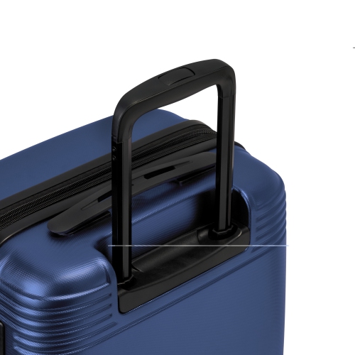 Bugatti - Nashville Hardside Large Luggage with TSA Lock - Navy