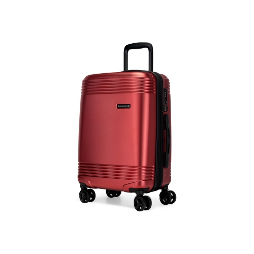 Bagage de cabine rigide Nashville de Bugatti avec verrou approuvé par la TSA - Rouge
