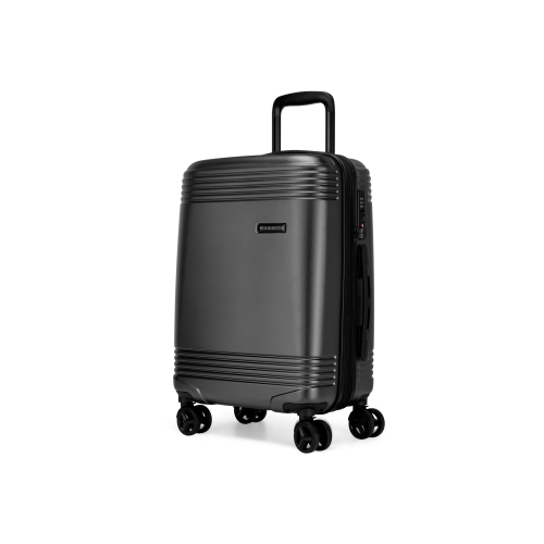 Bugatti - Nashville Hardside Carry-on with TSA Lock - Charcoal