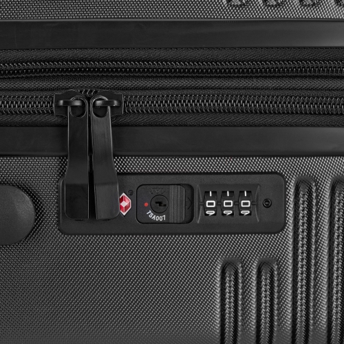 Bugatti - Nashville Hardside Carry-on with TSA Lock - Charcoal