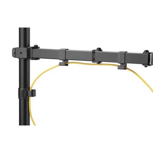 Amer Mounts Single Monitor C-Clamp Desk Mount Fully Adjustable/Tilt/Articulating For 17"-32" Screens - EZCLAMP