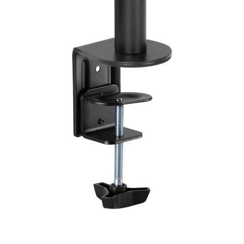 Amer Mounts Single Monitor C-Clamp Desk Mount Fully Adjustable/Tilt/Articulating For 17"-32" Screens - EZCLAMP