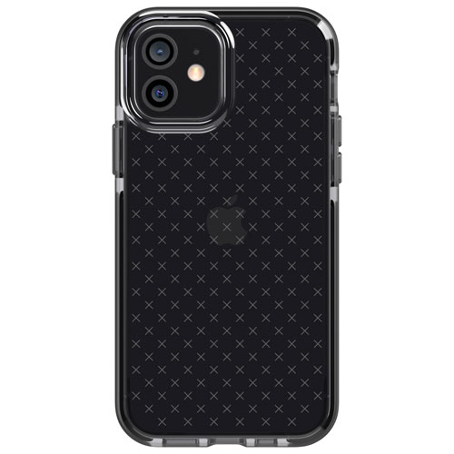 tech21 Evo Check Fitted Soft Shell Case for iPhone 12/12 Pro - Black
