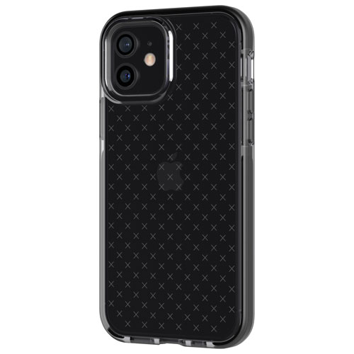 tech21 Evo Check Fitted Soft Shell Case for iPhone 12/12 Pro - Black