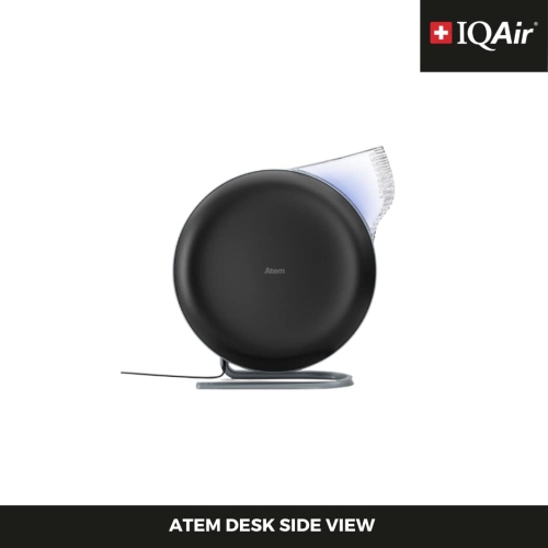 IQAir Atem Desk Personal HEPA Air Purifier for Allergies, Pet Dander, Asthma, Pollen, and Dust, up to 150 sq.ft. Coverage, Perfect for Desk, Office