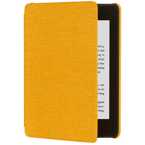 Étui en tissu pour Kindle Paperwhite d'Amazon - Jaune
