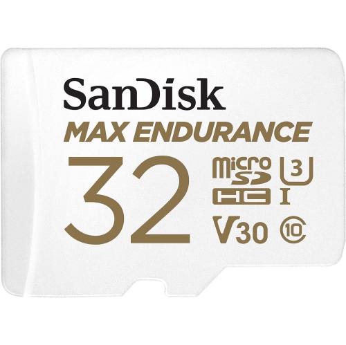 SANDISK  Max Endurance 32GB Micro Sd Card With Adapter Sdsqqvr-032G for Dash Cam And Video Monitoring System