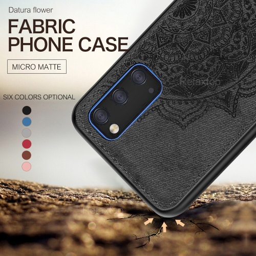 Luxury Leather Case Back cover Soft Silicone Mandala Embossed Magnetic Holder Cover For SAMSUNG Galaxy S20 PLUS